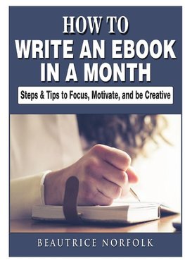 How to Write an eBook in a Month