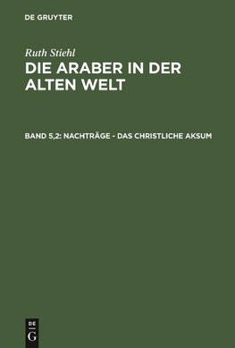 Nachträge - Das christliche Aksum