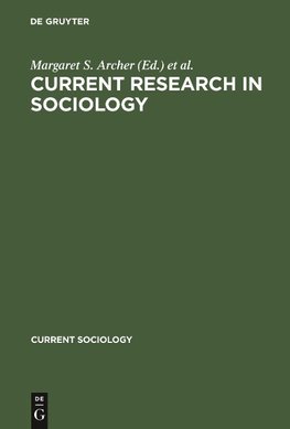 Current research in sociology
