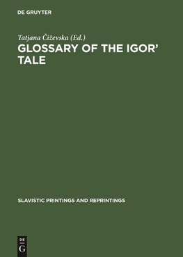 Glossary of the Igor' Tale