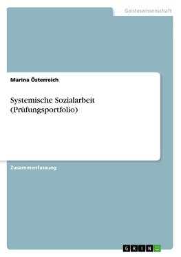 Systemische Sozialarbeit (Prüfungsportfolio)