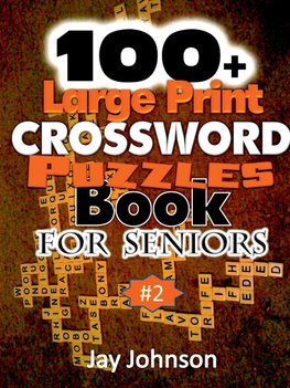 100+ Large Print Crossword Puzzle Book for Seniors
