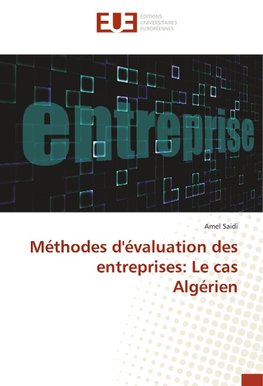 Méthodes d'évaluation des entreprises: Le cas Algérien