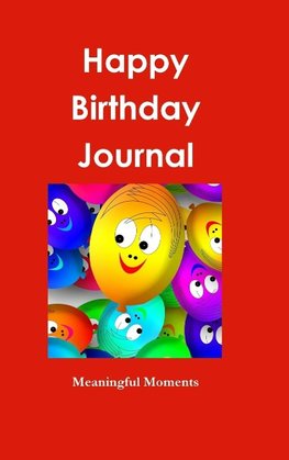 Happy Birthday Journal