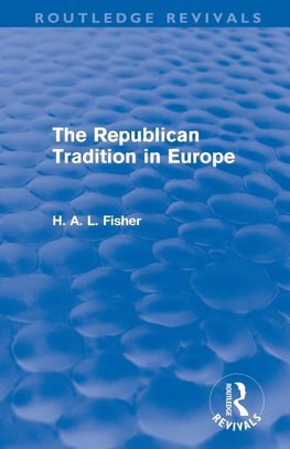 The Republican Tradition in Europe