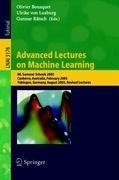 Advanced Lectures on Machine Learning