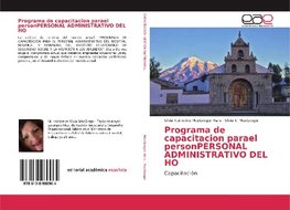 Programa de capacitacion parael personPERSONAL ADMINISTRATIVO DEL HO
