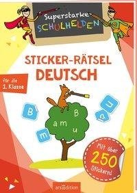 Superstarke Schulhelden - Sticker-Rätsel Deutsch