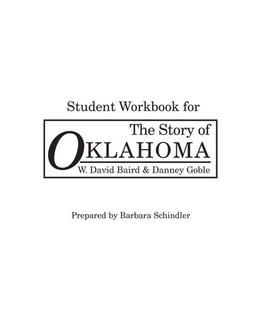 Student Workbook for the Story of Oklahoma