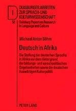 Deutsch in Afrika