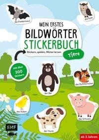Mein erstes Bildwörter-Stickerbuch - Tiere