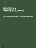 Frankfurter Dirigierrolle - Frankfurter Passionsspiel