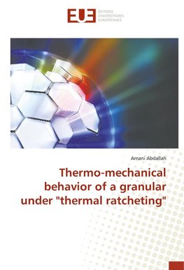 Thermo-mechanical behavior of a granular under "thermal ratcheting"