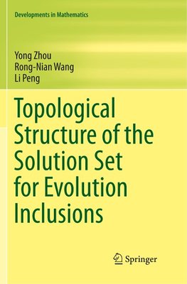 Topological Structure of the Solution Set for Evolution Inclusions