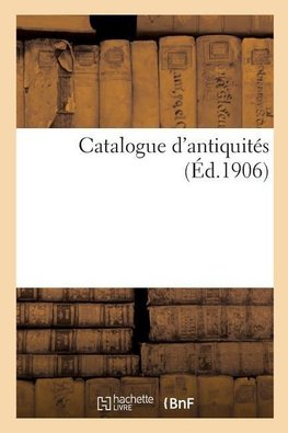Catalogue d'antiquités