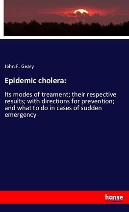 Epidemic cholera: