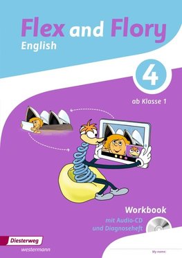 Flex and Flory 1 - 4. Workbook 4 mit Schüler-Audio-CD und Diagnoseheft
