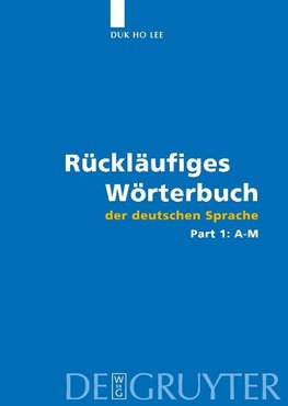 Rückläufiges Wörterbuch der deutschen Sprache