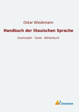 Handbuch der litauischen Sprache