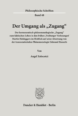 Der Umgang als "Zugang'.