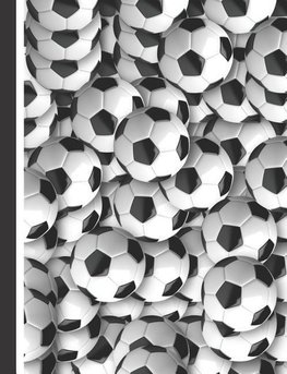 Fußball Notizbuch: Das Notizheft Für Fußballspieler - 140 Linierte Seiten Für Deine Notizen. Mit Vielen Fußbällen Für Trainer, Spieler Od