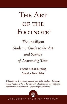 Art of the Footnote