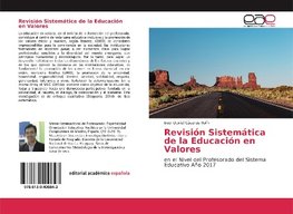 Revisión Sistemática de la Educación en Valores