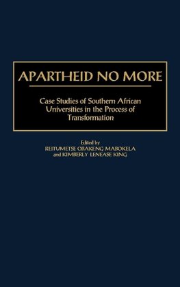 Apartheid No More