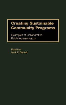 Creating Sustainable Community Programs