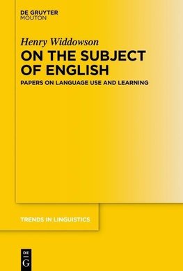 On the Subject of English
