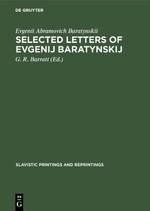 Selected letters of Evgenij Baratynskij
