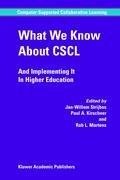 What We Know About CSCL