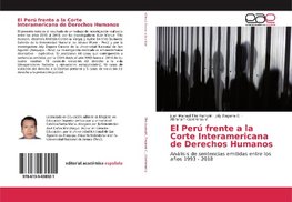 El Perú frente a la Corte Interamericana de Derechos Humanos