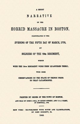 Horrid Massacre in Boston