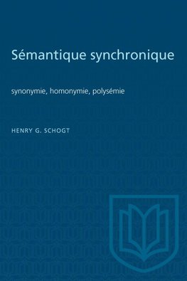 S¿mantique synchronique