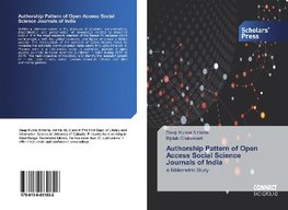 Authorship Pattern of Open Access Social Science Journals of India