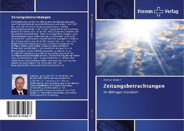 Zeitungsbetrachtungen