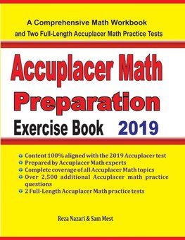 Accuplacer Math Preparation Exercise Book
