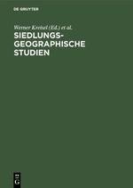 Siedlungsgeographische Studien