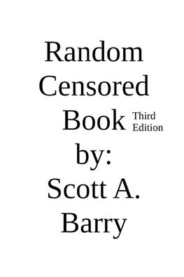 Random Censored Book Third Edition
