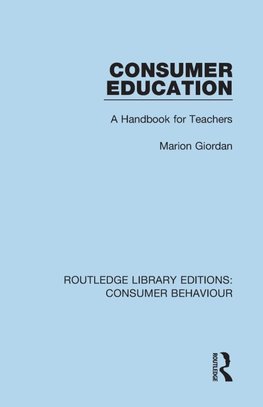 Consumer Education (RLE Consumer Behaviour)