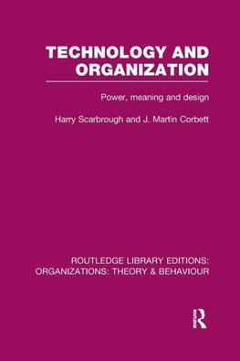 Technology and Organization (RLE