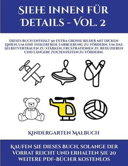Kindergarten Malbuch (Siehe innen für Details - Vol. 2)