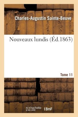 Nouveaux lundis. Tome 11