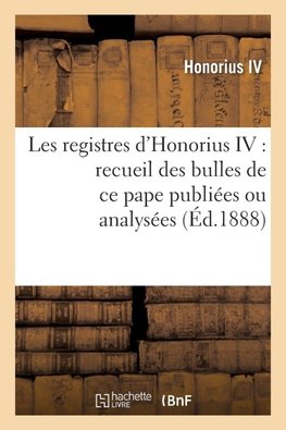 Les registres d'Honorius IV