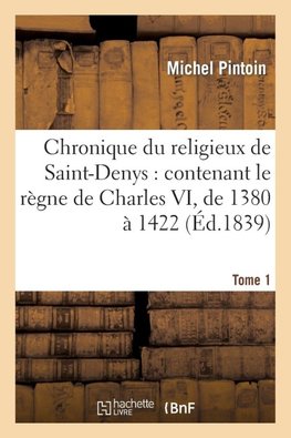 Chronique du religieux de Saint-Denys