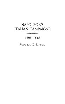 Napoleon's Italian Campaigns