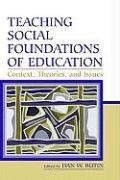 Teaching Social Foundations of Education