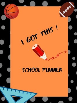 High School Planner (Football and Basketball Theme)