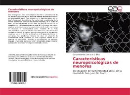 Características neuropsicológicas de menores